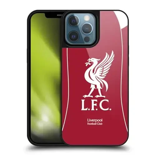 Head Case Designs Официально лицензированный футбольный клуб Liverpool Домашний комплект 2025/26 Gel Armour Case [Военная степень защиты] Совместим с Apple iPhone 13 Pro Max - 6