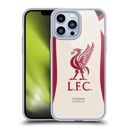 Head Case Designs Официально лицензированный футбольный клуб Liverpool Football Club Away 2025/26 Kit Gel Case [Military Grade Protection] Совместим с Apple iPhone 13 Pro Max 