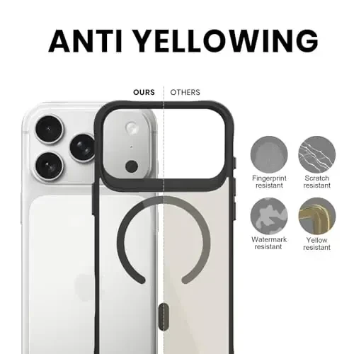 Head Case Designs Rasmiy litsenziyaga ega Chelsea Football Club Logotype Logo Icon Qora zarbaga chidamli bamperli g'ilof [Harbiy darajadagi himoya] bilan mos va MagSafe Apple iPhone 17 bilan mos - 6