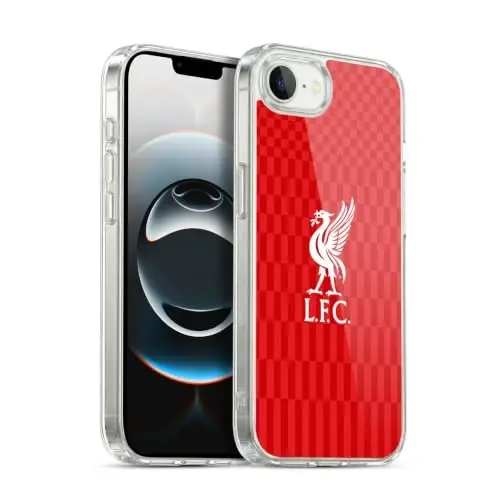 Head Case Designs rasmiy litsenziyaga ega Liverpool futbol klubining qizil rangli oq rangdagi Liver Bird gel g'ilofi [Harbiy darajadagi] Apple iPhone 16e / iPhone 17e bilan mos va MagSafe bilan ishlaydi - HEAD