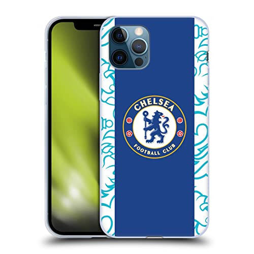 Head Case Designs Rasmiy litsenziyalangan Chelsea Futbol Klubi Home 2022/23 Kit Soft Gel korpusi, Apple iPhone 12 / iPhone 12 Pro bilan mos keladi - 9