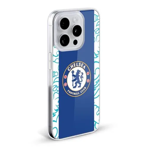 Head Case Designs Rasmiy litsenziyalangan Chelsea Futbol Klubi Home 2022/23 Kit Soft Gel korpusi, Apple iPhone 12 / iPhone 12 Pro bilan mos keladi - Head Case Designs