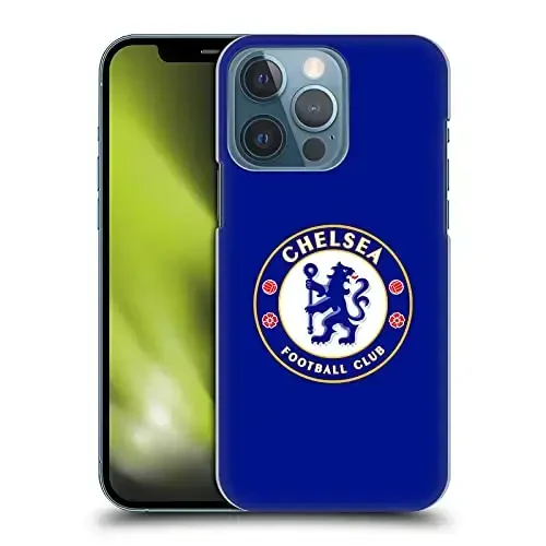 Head Case Designs Rasmiy Litsenziyalangan Chelsea Futbol Klubi Oddiy Moviy Gerbi Qattiq Orqa G'ilofi Apple iPhone 13 Pro bilan mos keladi - HEAD CASE DESIGNS