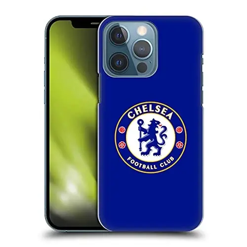 Head Case Designs Rasmiy Litsenziyalangan Chelsea Futbol Klubi Oddiy Moviy Gerbi Qattiq Orqa G'ilofi Apple iPhone 13 Pro bilan mos keladi - 1