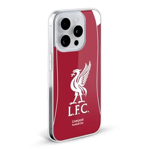 Head Case Designs Rasmiy litsenziyalangan Liverpool Football Club Home 2025/26 Kit Gel Case [Harbiy darajadagi himoya] Apple iPhone 13 bilan mos keladi - 2
