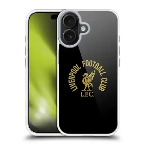 Head Case Designs Rasmiy litsenziyalangan Liverpool futbol klubi Gold LFC On Black Liver Bird Gel Case [Harbiy darajadagi himoya] Apple iPhone 17 bilan mos keladi - 4
