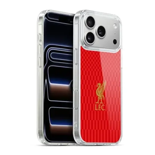 Head Case Designs Rasmiy litsenziyalangan Liverpool futbol klubi Oltin Qizil To'plam Jigar Qush Gel G'ilofi [Harbiy Darajadagi Himoya] Apple iPhone 17 Pro Max bilan mos keladi 