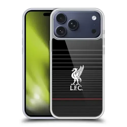 Head Case Designs Rasmiy litsenziyalangan Liverpool Futbol Klubi Oq Qora Kit Liver Bird Gel G'ilofi [Harbiy Darajadagi Himoya] Apple iPhone 17 Pro Max bilan mos keladi - 4