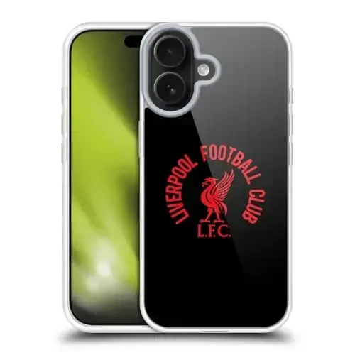 Head Case Designs Rasmiy litsenziyalangan Liverpool futbol klubi Qizil LFC On Black Liver Bird Gel Case [Harbiy darajadagi himoya] Apple iPhone 17 bilan mos - 4