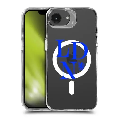 Head Case Designs Officially Licensed Chelsea Football Club Logotype Logo Icon Shockproof Bumper Case [Military Grade Protection] Compatible with Apple iPhone 16e and Compatible with MagSafe - 1
