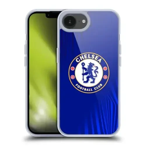 Head Case Designs Officially Licensed Chelsea Football Club Super Graphic Crest Gel Case [Military Grade Protection] Compatible with Apple iPhone 16e 