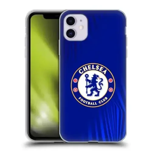 Head Case Designs Officially Licensed Chelsea Football Club Super Graphic Crest Gel Case [Military Grade Protection] Compatible with Apple iPhone 11 - 12