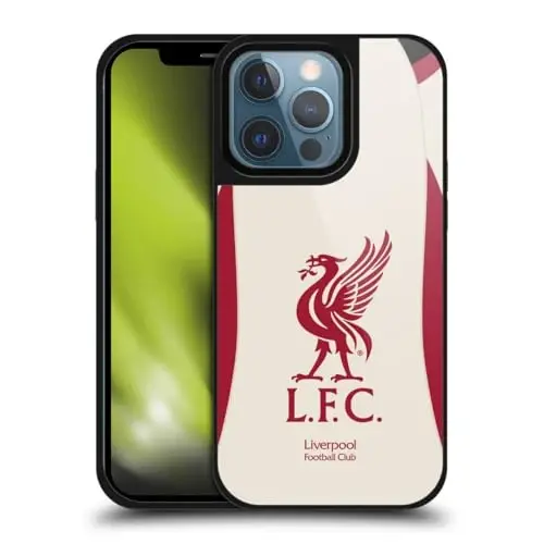 Head Case Designs Resmi Lisanslı Liverpool Football Club Deplasman 2025/26 Forma Jel Zırh Kılıfı [Askeri Sınıf Koruma] Apple iPhone 13 Pro ile Uyumlu - 1