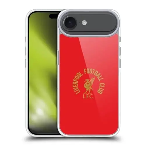 Head Case Designs Officially Licensed Liverpool Football Club Gold LFC On Red Liver Bird Gel Case [Military Grade Protection] Compatible with Apple iPhone 17 Air - 9