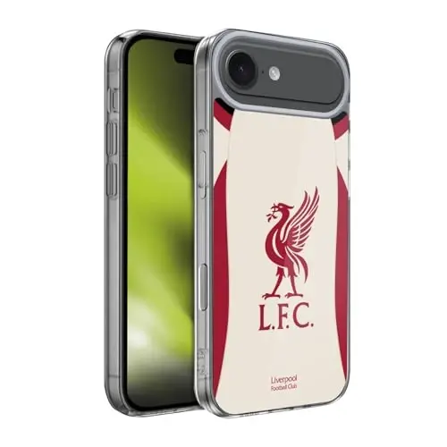Head Case Designs Officially Licensed Liverpool Football Club Away 2025/26 Kit Gel Case [Military Grade Protection] Compatible with Apple iPhone 17 Air - 4