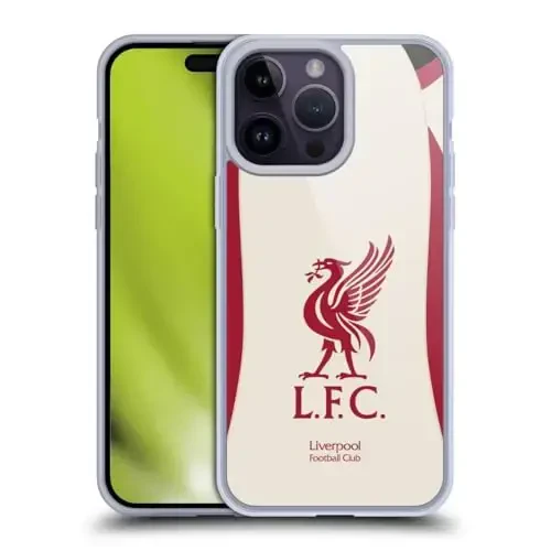 Head Case Designs Officially Licensed Liverpool Football Club Away 2025/26 Kit Gel Case [Military Grade Protection] Compatible with Apple iPhone 14 Pro Max - HEAD CASE DESIGNS
