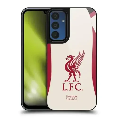 Head Case Designs Officially Licensed Liverpool Football Club Away 2025/26 Kit Gel Armour Case [Military Grade Protection] Compatible with Samsung Galaxy A15 - 1