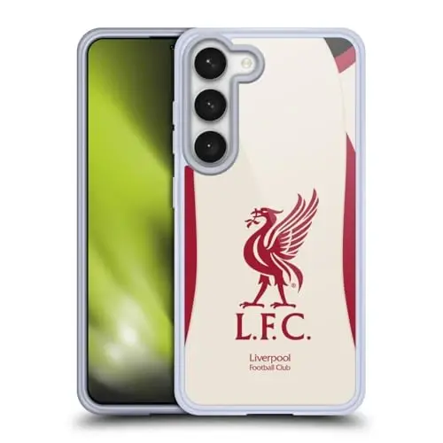 Head Case Designs Officially Licensed Liverpool Football Club Away 2025/26 Kit Gel Case [Military Grade Protection] Compatible with Samsung Galaxy S23 5G and Compatible with MagSafe 