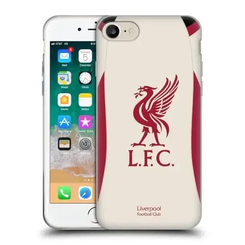 Head Case Designs Officially Licensed Liverpool Football Club Away 2025/26 Kit Gel Case [Military Grade Protection] Compatible with Apple iPhone 7/8 / SE 2020 & 2022 - HEAD CASE DESIGNS