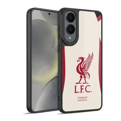 Head Case Designs Officially Licensed Liverpool Football Club Away 2025/26 Kit Gel Armor Case [Military Grade Drop Protection] Compatible with Samsung Galaxy S25 Edge 