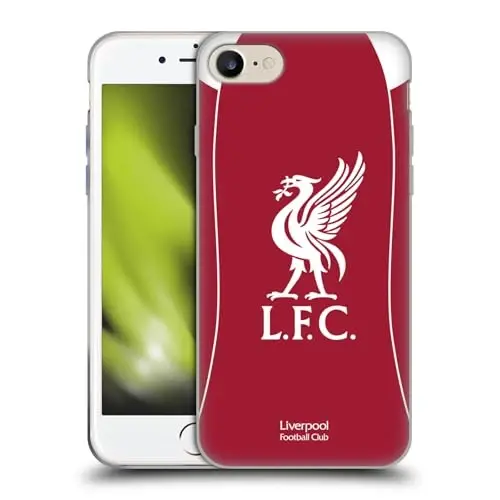 Head Case Designs Resmi Lisanslı Liverpool Futbol Kulübü İç Saha 2025/26 Forma Jel Kılıf [Askeri Sınıf Koruma] Apple iPhone 7/8 / SE 2020 ve 2022 ile Uyumlu 