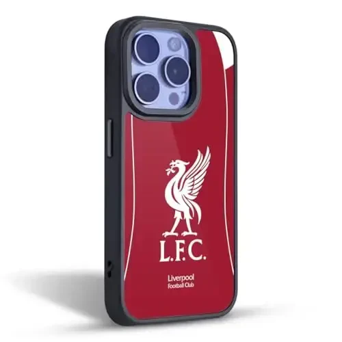 Head Case Designs Officially Licensed Liverpool Football Club Home 2025/26 Kit Gel Armour Case [Military Grade Protection] Compatible with Apple iPhone 15 Pro - HEAD CASE DESIGNS (1)