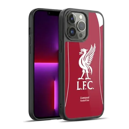 Head Case Designs Officially Licensed Liverpool Football Club Home 2025/26 Kit Gel Armour Case [Military Grade Protection] Compatible with Apple iPhone 13 Pro Max 