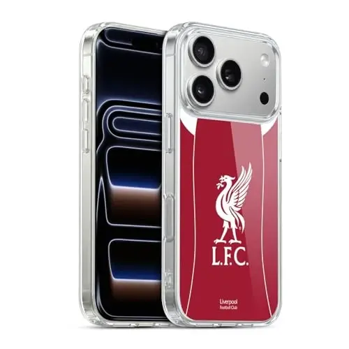 Head Case Designs Officially Licensed Liverpool Football Club Home 2025/26 Kit Gel Case [Military Grade Protection] Compatible with Apple iPhone 17 Pro - HEAD CASE DESIGNS