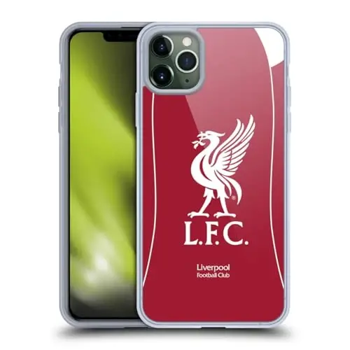 Head Case Designs Resmi Lisanslı Liverpool Futbol Kulübü İç Saha 2025/26 Forma Jeli Kılıfı [Askeri Sınıf Koruma] Apple iPhone 11 Pro Max ile Uyumlu - 2