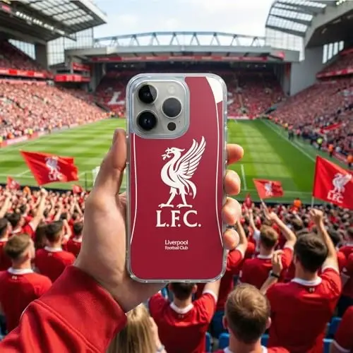 Head Case Designs Officially Licensed Liverpool Football Club Home 2025/26 Kit Gel Armour Case [Military Grade Protection] Compatible with Apple iPhone 14 - HEAD CASE DESIGNS (1)