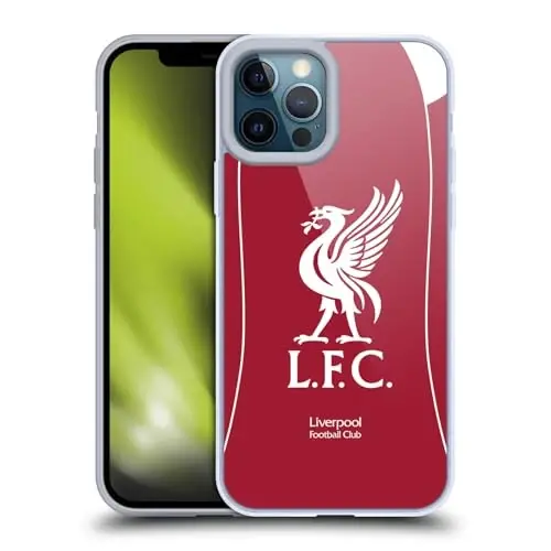 Head Case Designs Officially Licensed Liverpool Football Club Home 2025/26 Kit Gel Case [Military Grade Protection] Compatible with Apple iPhone 12 Pro Max 