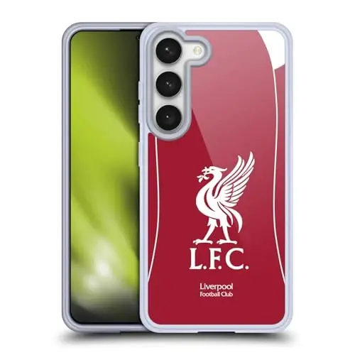 Head Case Designs Officially Licensed Liverpool Football Club Home 2025/26 Kit Gel Case [Military Grade Protection] Compatible with Samsung Galaxy S23 5G and Compatible with MagSafe 