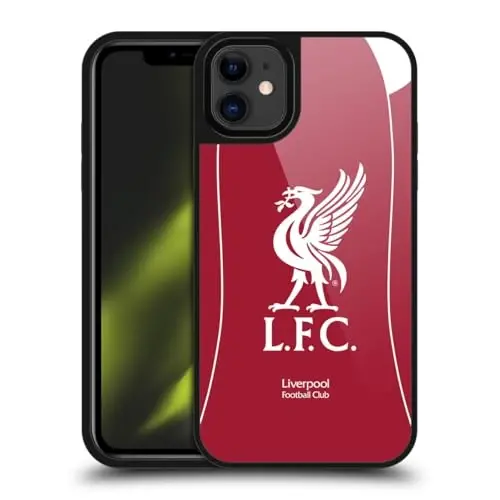 Head Case Designs Officially Licensed Liverpool Football Club Home 2025/26 Kit Gel Armour Case [Military Grade Protection] Compatible with Apple iPhone 11 - 1