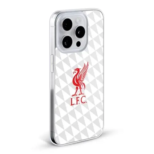 Head Case Designs Officially Licensed Liverpool Football Club Red On White Kit Liver Bird Gel Case [Military Grade] Compatible with Apple iPhone 7/8 / SE 2020 & 2022 and Compatible with MagSafe - HEAD CASE DESIGNS (1)