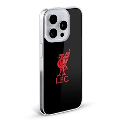 Head Case Designs Officially Licensed Liverpool Football Club Red Logo On Black Liver Bird Gel Case [Military Grade Protection] Compatible with Apple iPhone 12 Pro Max and Compatible with MagSafe - 2