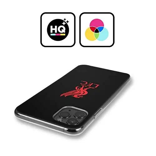 Head Case Designs Officially Licensed Liverpool Football Club Red Logo On Black Liver Bird Soft Gel Case Compatible with Apple iPhone 13 - 2