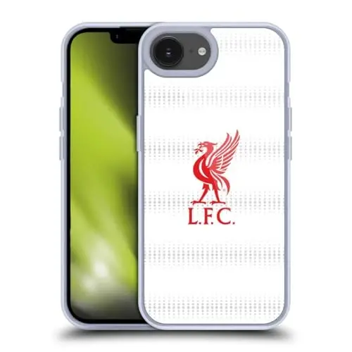 Head Case Designs Officially Licensed Liverpool Football Club Red Logo and Pattern Liver Bird Gel Case [Military Grade] Compatible with Apple iPhone 16e / iPhone 17e and Compatible with MagSafe - 1
