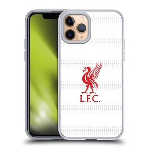 Head Case Designs Officially Licensed Liverpool Football Club Red Logo and Pattern Liver Bird Gel Case [Military Grade Protection] Compatible with Apple iPhone 11 Pro and Compatible with MagSafe - HEAD CASE DESIGNS