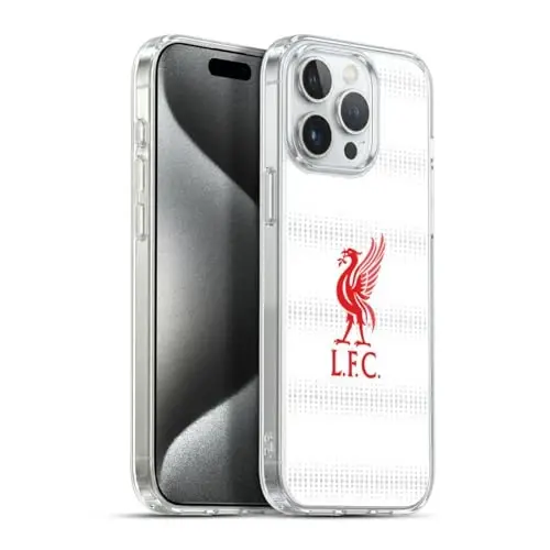 Head Case Designs Officially Licensed Liverpool Football Club Red Logo and Pattern Liver Bird Gel Case [Military Grade Protection] Compatible with Apple iPhone 15 Pro Max and Compatible with MagSafe - 1