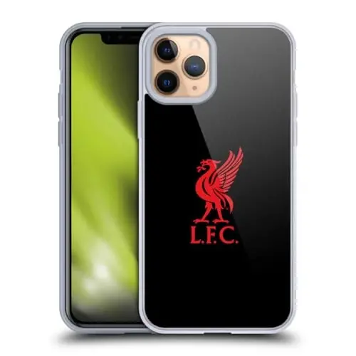 Head Case Designs Officially Licensed Liverpool Football Club Red Logo On Black Liver Bird Soft Gel Case Compatible with Apple iPhone 11 Pro - 3
