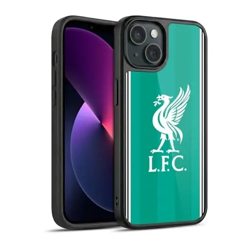 Head Case Designs Officially Licensed Liverpool Football Club Third 2025/26 Kit Gel Armor Case [Military Grade Drop Protection] Compatible with Apple iPhone 13 - 1