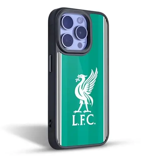 Head Case Designs Officially Licensed Liverpool Football Club Third 2025/26 Kit Gel Armor Case [Military Grade Drop Protection] Compatible with Apple iPhone 13 - HEAD CASE DESIGNS (1)
