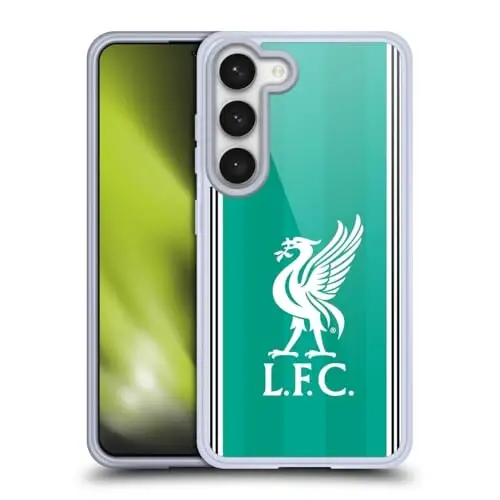 Head Case Designs Officially Licensed Liverpool Football Club Third 2025/26 Kit Gel Case [Military Grade Protection] Compatible with Samsung Galaxy S23 5G and Compatible with MagSafe 