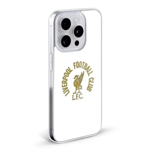 Head Case Designs Officially Licensed Liverpool Football Club Gold LFC On Black Liver Bird Gel Case [Military Grade Protection] Compatible with Apple iPhone 7 Plus/iPhone and Compatible with MagSafe - 2
