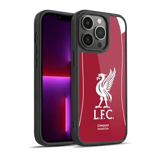 Head Case Designs Officially Licensed Liverpool Football Club Home 2025/26 Kit Gel Armor Case [Military Grade Drop Protection] Compatible with Apple iPhone 13 Pro 