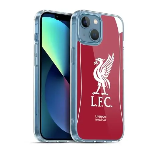 Head Case Designs Officially Licensed Liverpool Football Club Home 2025/26 Kit Gel Case [Military Grade Protection] Compatible with Apple iPhone 13 Mini 