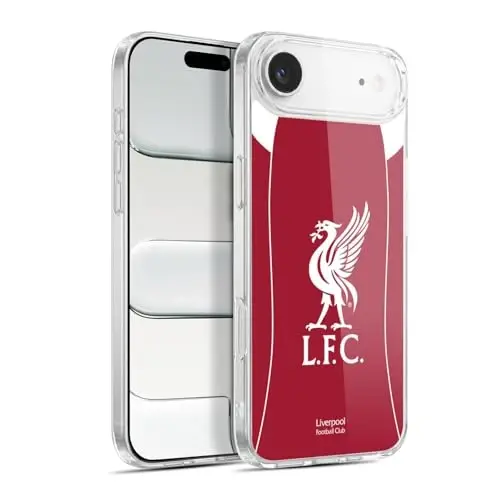 Head Case Designs Officially Licensed Liverpool Football Club Home 2025/26 Kit Gel Case [Military Grade Protection] Compatible with Apple iPhone 17 Air 