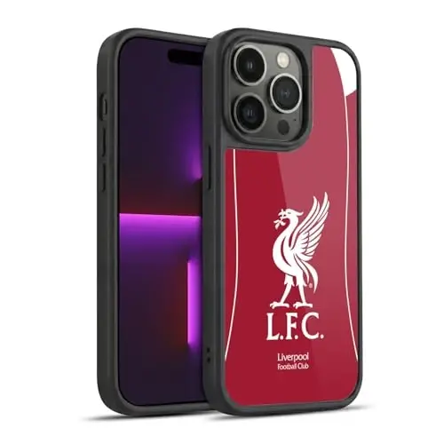 Head Case Designs Officially Licensed Liverpool Football Club Home 2025/26 Kit Gel Armour Case [Military Grade Protection] Compatible with Apple iPhone 14 Pro - 4