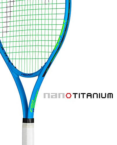 HEAD Ti. Conquest Tenis Raketi - Önceden Gerilmiş Hafif Denge 27 inç Raketi - 4 3/8 inç Kulp, Mavi - 2