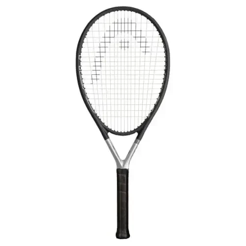 HEAD Ti S6 Tennis Racket - Pre-Strung Head Heavy Balance 27.75 Inch Adult Racquet - 4 1/4 In Grip - HEAD